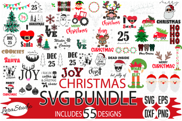 Bundle Christmas: Seasonal Illustrations for Modern Publishing