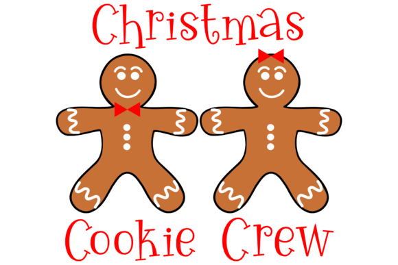 Christmas Cookie Crew Illustrations for Local Business Branding