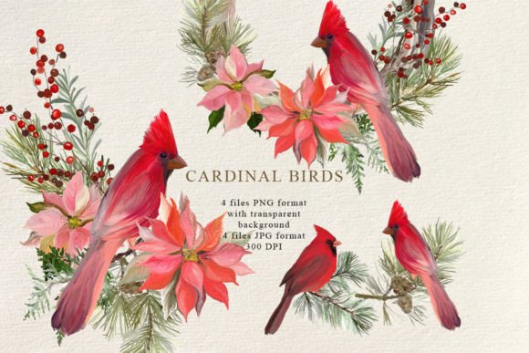 Christmas Decor Cardinal Birds Embroidery Review