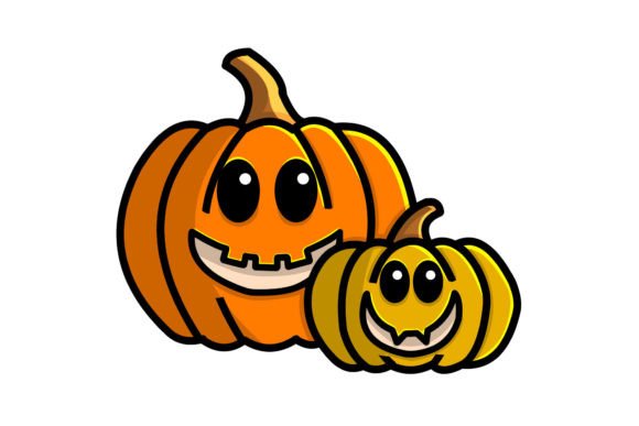 Christmas Pumpkins Vector Illustration for Branding