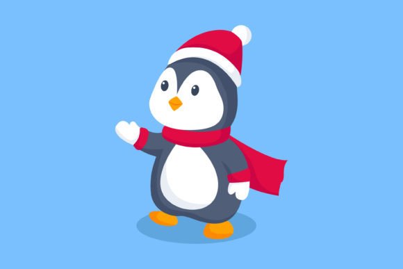 Cute Christmas Penguin Illustration Review