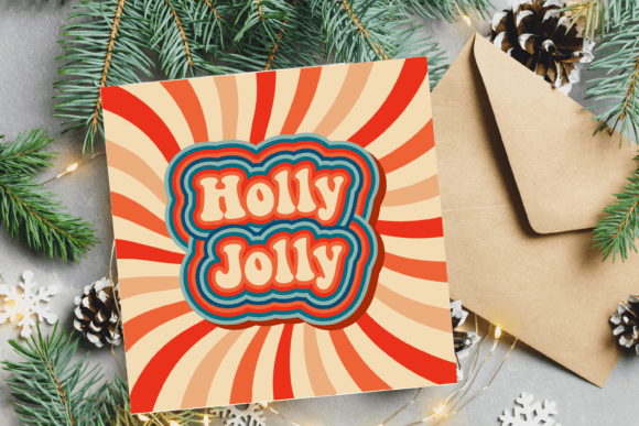 Holly Jolly Christmas Card Illustrations