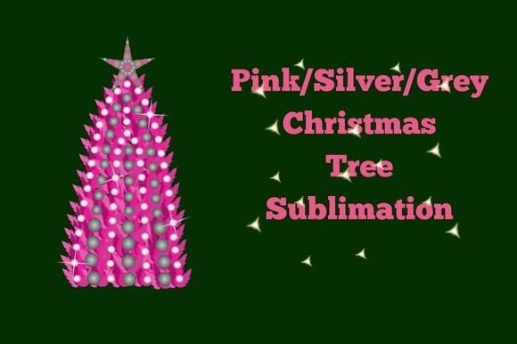Pink Silver Christmas Tree Sublimation: A Designer's Review
