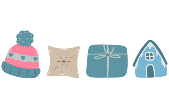 Set Christmas Bundle Vector Illustrations for Festive Branding