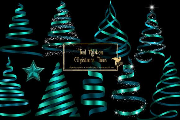 Teal Ribbon Christmas Trees Embroidery Review